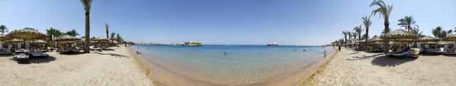 Strandpanorama Hurghada